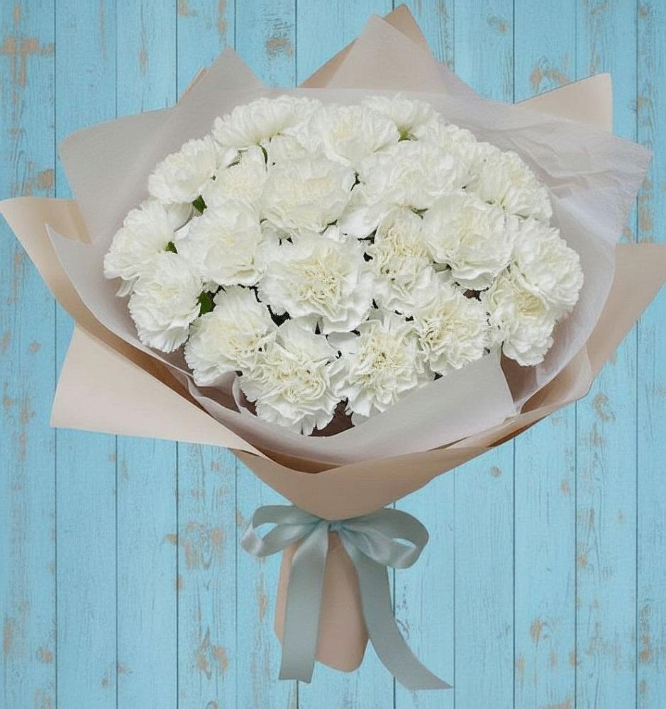 Букет цветов из: Гвоздики в Заворонежском