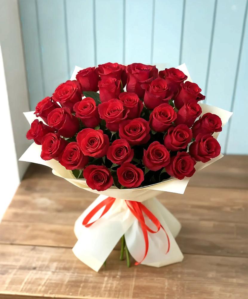 Букет 29 Красных роз в Заворонежском