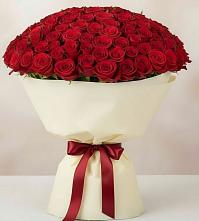 Букет 101 Красная роза Милано #REPLACE_PRED# Заворонежском