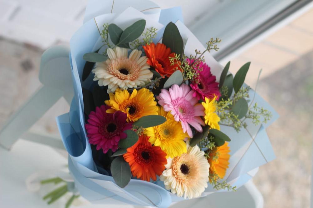 Букет цветов из: Герберы в Заворонежском