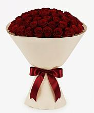 Букет 101 Бордовая роза Блэк Бакарра в Заворонежском