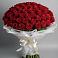 Букет 101 Красная роза Блэк Мэджик в Заворонежском