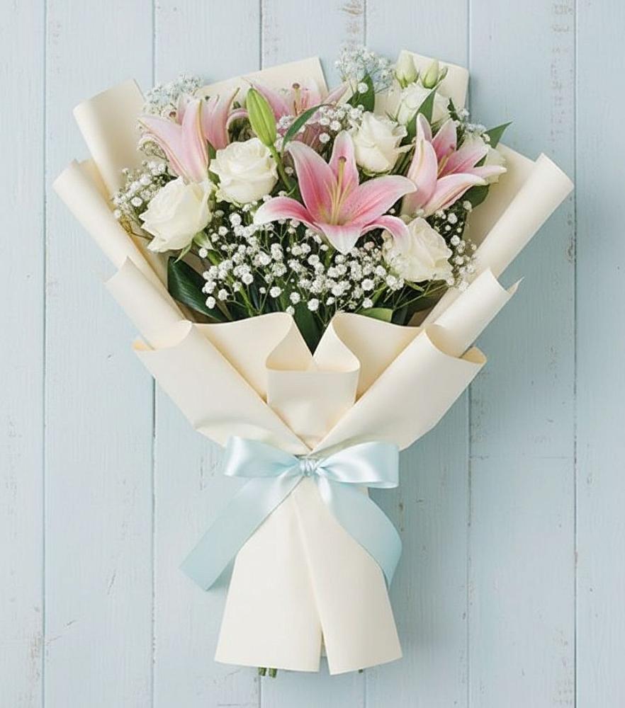 Букет цветов из: Лилии в Заворонежском