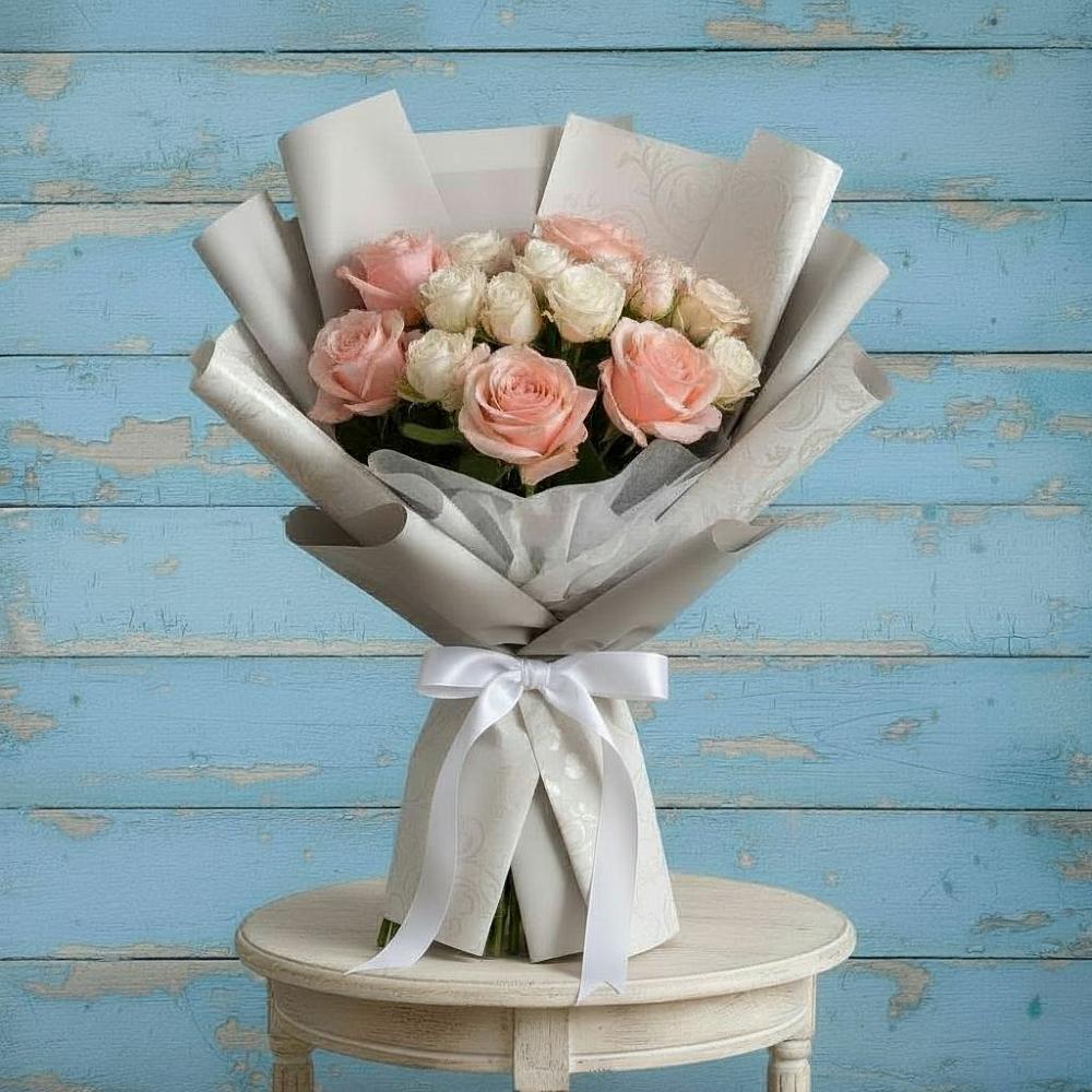 Букет цветов из: Розы в Заворонежском