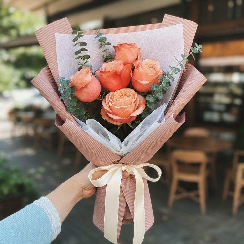 Букет цветов из: Розы в Заворонежском