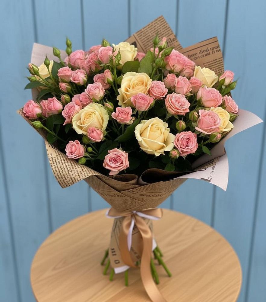 Букет цветов из: Розы в Заворонежском