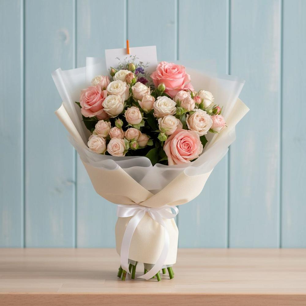 Букет цветов из: Розы в Заворонежском