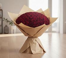 Букет 101 Красная роза в Заворонежском