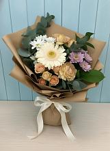 Букет цветов из:  Герберы и Хризантемы в Заворонежском