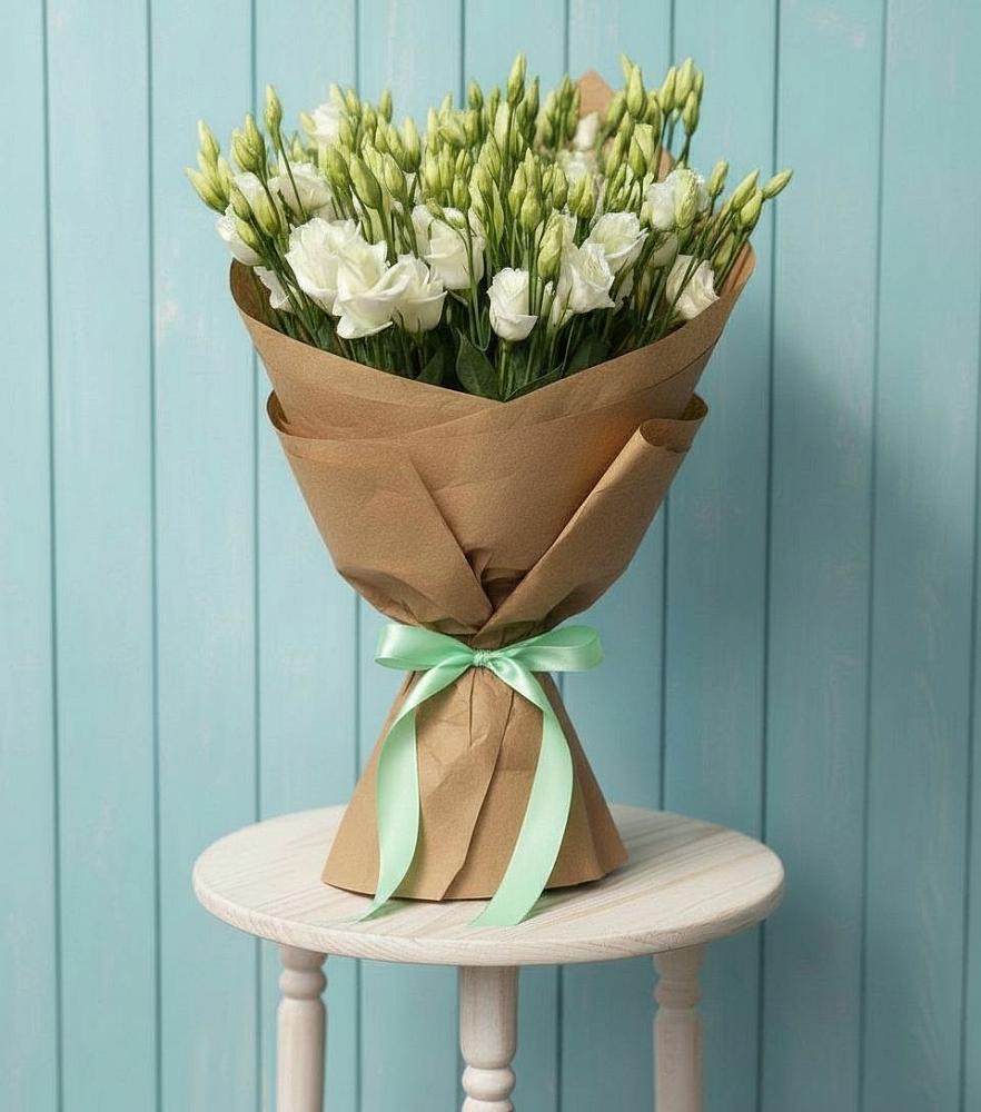 Букет цветов из: Лизиантусы в Заворонежском