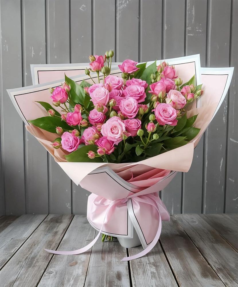 Букет Розовый кустик в Заворонежском