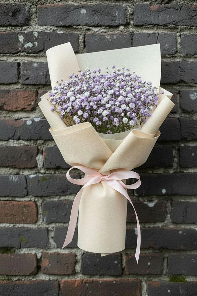 Букет цветов из: Гипсофила в Заворонежском