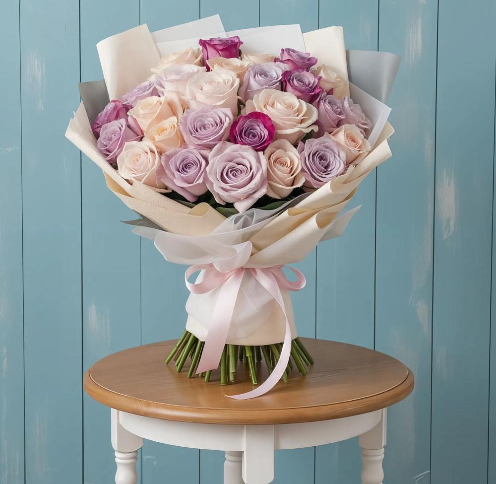 Букет цветов из: Розы в Заворонежском