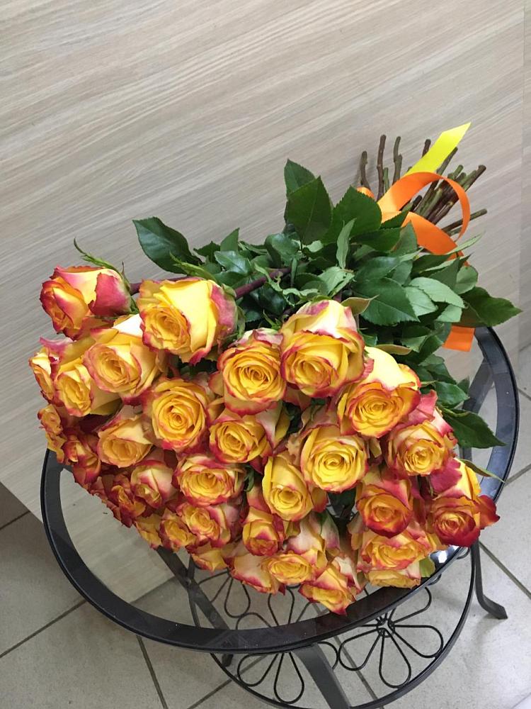 Букет Желтые розы в Заворонежском