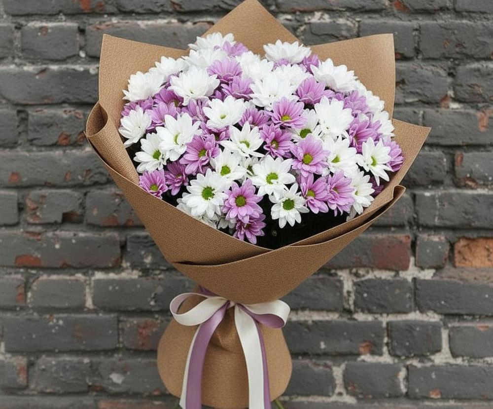 Букет цветов из: Хризантемы в Заворонежском