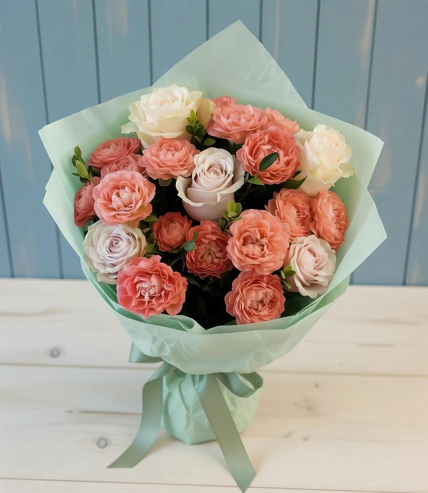 Букет цветов из: Розы в Заворонежском