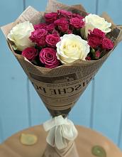 Букет цветов из:  Розы в Заворонежском