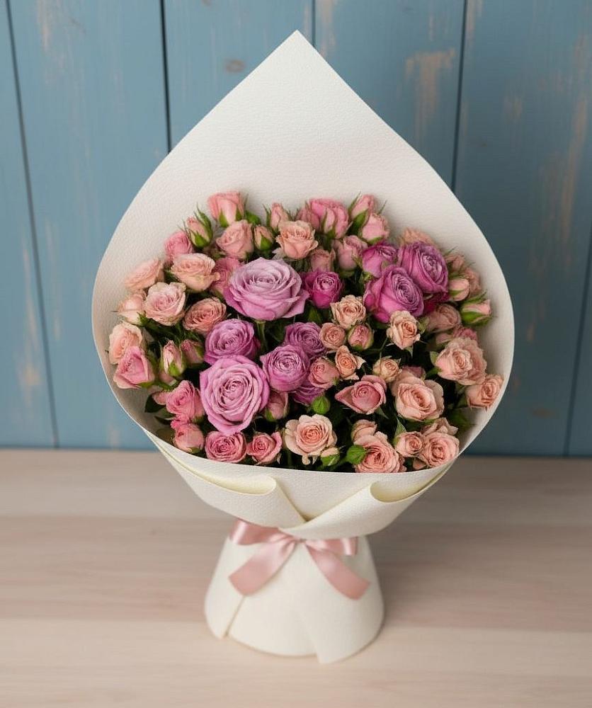 Букет цветов из: Розы в Заворонежском