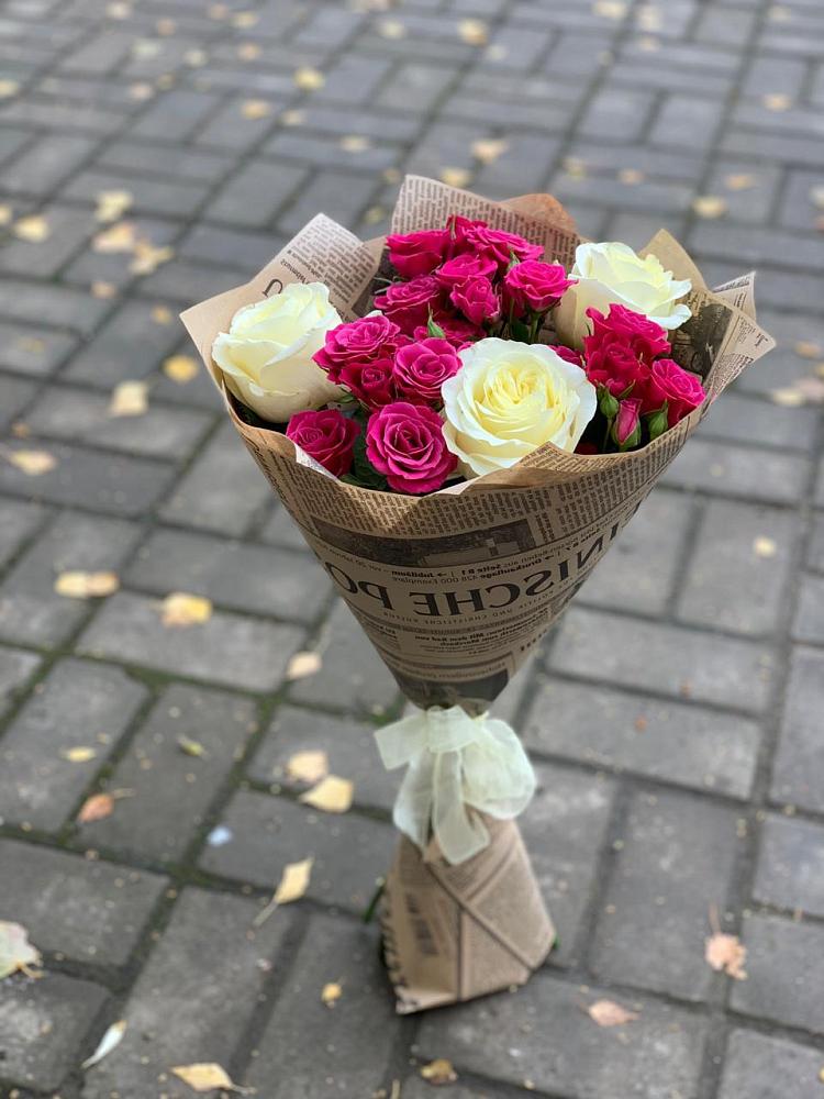 Букет цветов из: Розы в Заворонежском