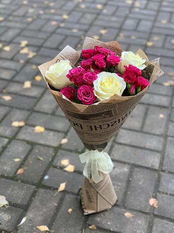 Букет цветов из: Розы в Заворонежском