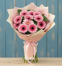 Букет цветов из:  Герберы в Заворонежском